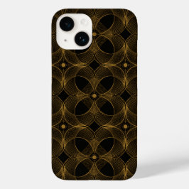 Padrão contínuo em guillochê dourado de luxo