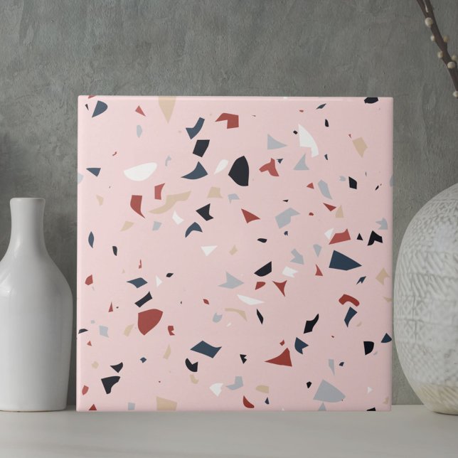 Padrão contínuo moderno de terrazzo italiano abstr (Criador carregado)