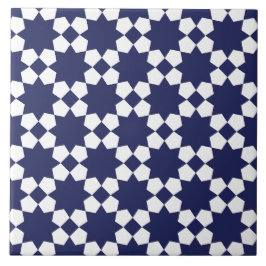 Padrão contínuo vetorial azul e branco