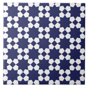 Padrão contínuo vetorial azul e branco