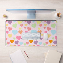 Padrão Coração Colorida