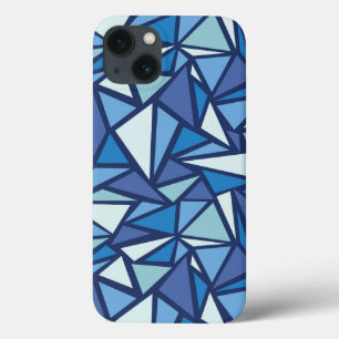 Padrão Crítico de Gelo Abstrato azul