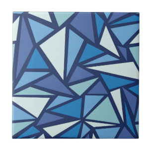 Padrão Crítico de Gelo Abstrato azul