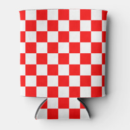 Padrão croata vermelho-branco moderno verificado