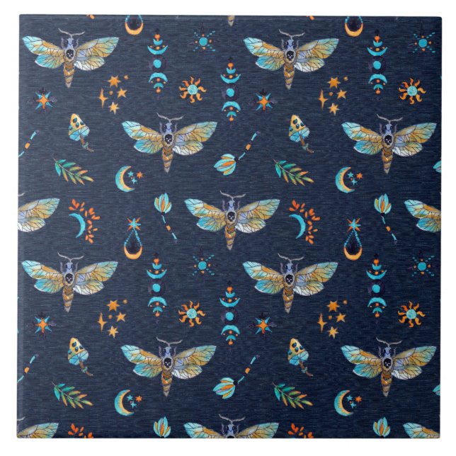 Padrão da borboleta da mariposa Luna (Frente)