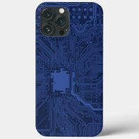 Padrão da placa-mãe do Geek azul
