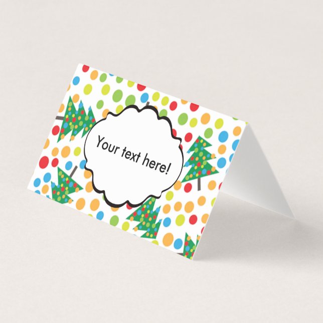 Padrão das árvores de Natal (Frente)