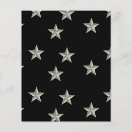 padrão das estrelas da cinza em preto