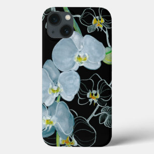 Padrão das Orquídeas Brancas da Aquarela