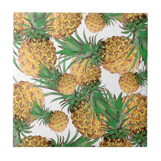 Padrão de Abacaxi Tropical Delicioso (Frente)