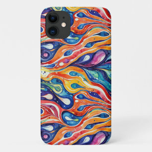 Padrão de abstrato 1196 com arte fluida - Capas de