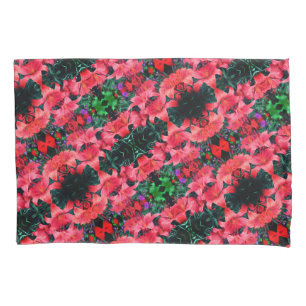 Padrão de Abstrato de Arte das Flores Laranja