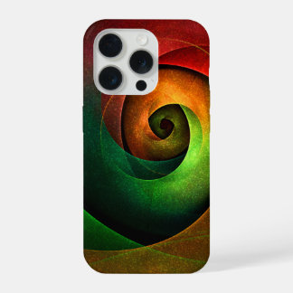 Padrão de Abstrato de Arte Vermelha Verde Floral M
