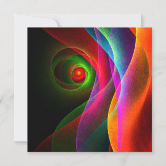 Padrão de Abstrato de Arte Vermelho Verde Laranja