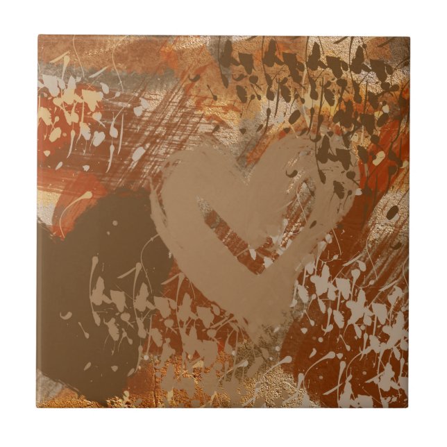 Padrão de Abstrato de Chocolate (Frente)