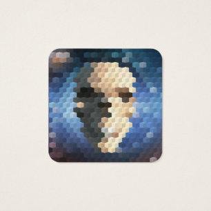 Padrão de abstrato de crânio