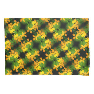 Padrão de Abstrato de Flores Amarelas bonito