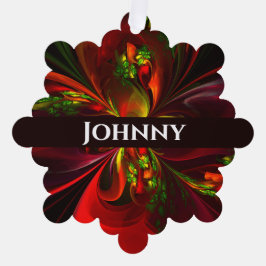 Padrão de Abstrato Floral Verde Moderno #05