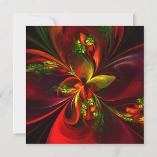 Padrão de Abstrato Floral Verde Moderno #05