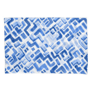 Padrão de Abstrato Geométrico de Aquarela