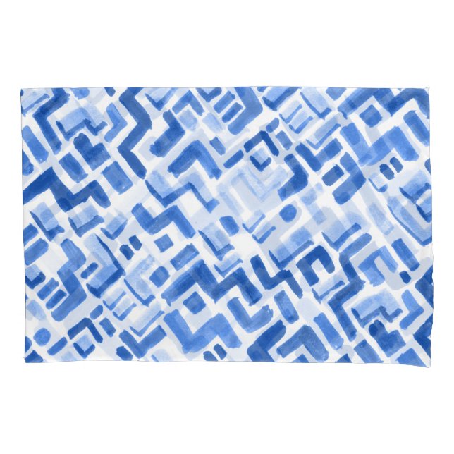 Padrão de Abstrato Geométrico de Aquarela (Frente)