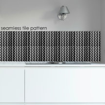 Padrão de Abstrato moderno do Meio século preto e 