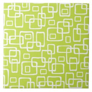 Padrão de Abstrato Moderno do Meio século Retroati