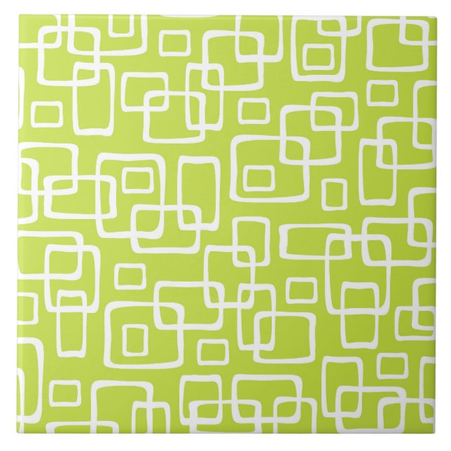 Padrão de Abstrato Moderno do Meio século Retroati (Frente)