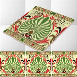 Padrão de Amizade Grego Vintage<br><div class="desc">Este é um impressão de aprimoramento digital derivado de uma ilustração antiga do design de coleção grego frieze. Você pode personalizar a cor de fundo.</div>