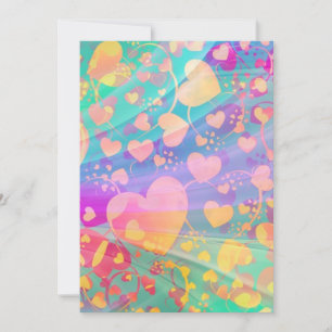 Padrão de Amor Coração Pastel Design