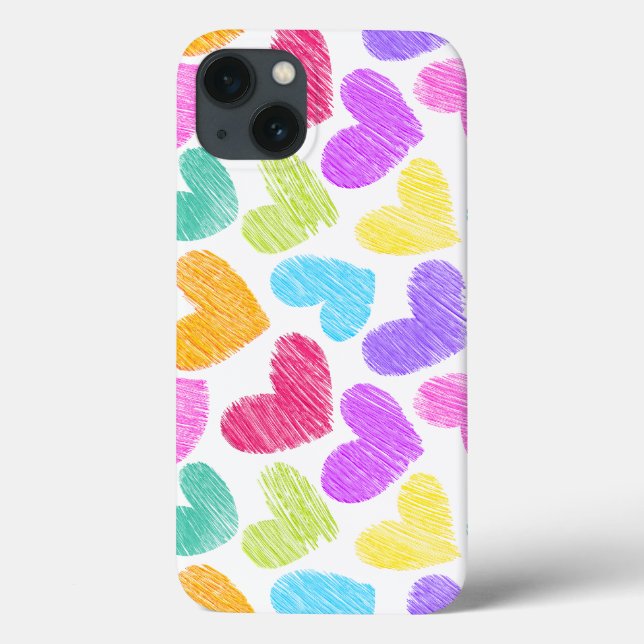 Padrão de Amor do Namorados de Pastel Colorido Bon (Verso)