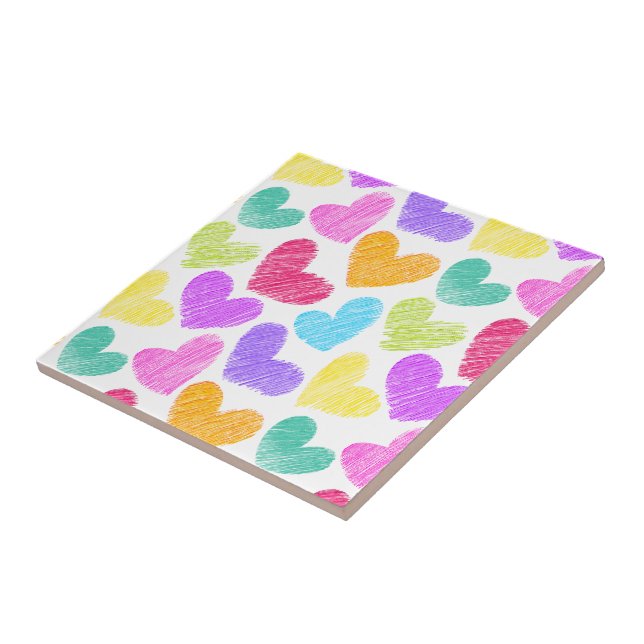 Padrão de Amor do Namorados de Pastel Colorido Bon (Lateral)