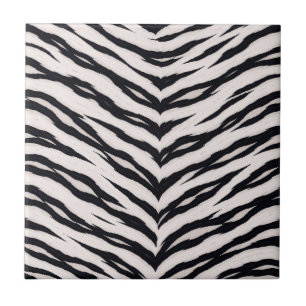 Padrão de Animal Tigre Branco