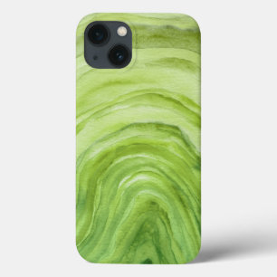 Padrão de Aquarela Agate II do verde limão