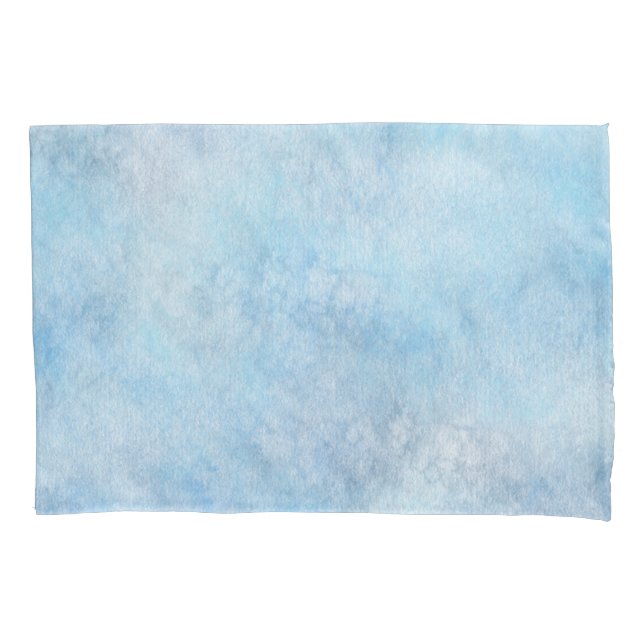 Padrão de Aquarela Azul Céu (Frente-Esquerda)