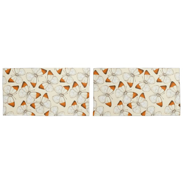 Padrão de aquarela das borboletas (Frente - conjunto)