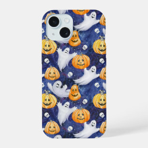 Padrão de Aquarela de Halloween