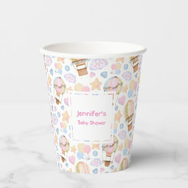 Padrão de Aquarela do Balão de Ar Quente