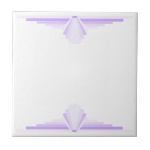 Padrão de Art Deco em Purple