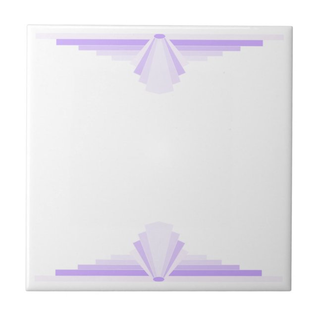 Padrão de Art Deco em Purple (Frente)