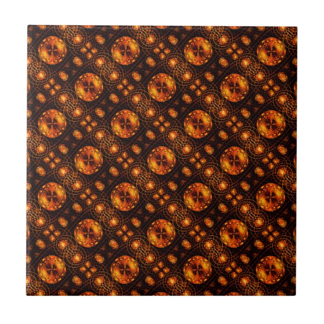Padrão de Arte Abstrata Boho Elegante Moderno Dour (Frente)