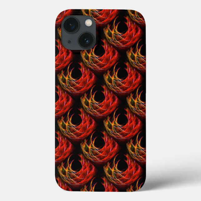 Padrão de Arte Abstrata Boho Elegante Moderno Fofo (Verso)