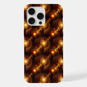Padrão de Arte Abstrata Boho Moderno Dourado Elega