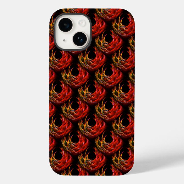 Padrão de Arte Abstrata Elegante Boho Moderno Fofo (Verso)
