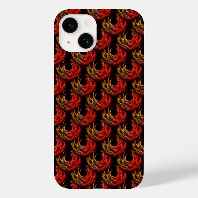 Padrão de Arte Abstrata Elegante Boho Moderno Fofo (Verso)