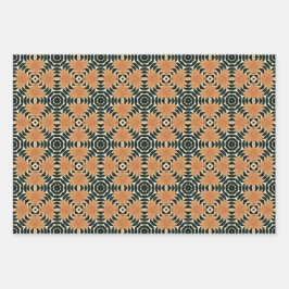 Padrão de Arte Boho Americano Étnico 1