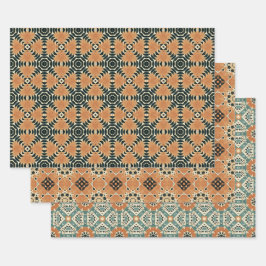 Padrão de Arte Boho Americano Étnico 1