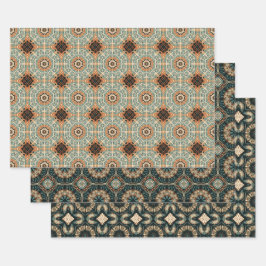 Padrão de Arte Boho Americano Étnico 5