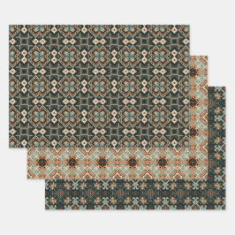Padrão de Arte Boho Americano Étnico 7