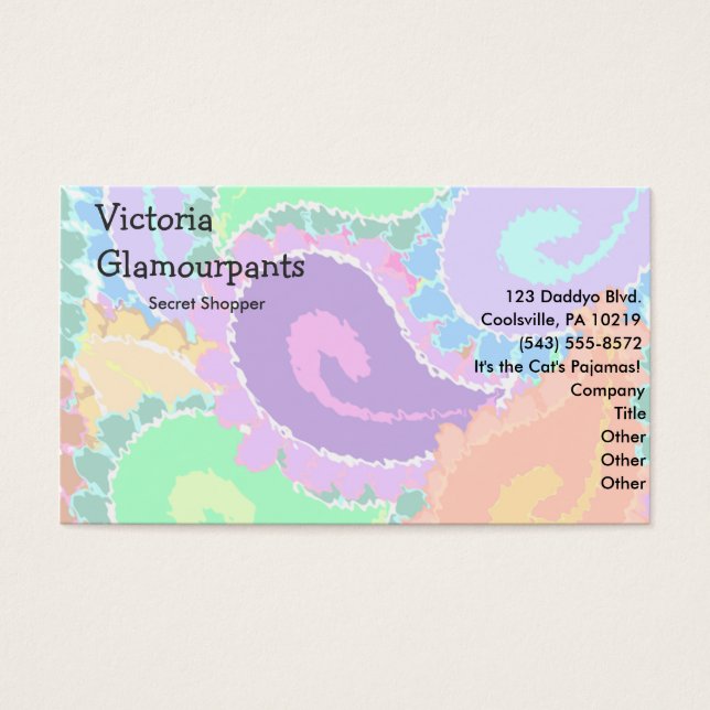 Padrão de Arte Colorida Divertida de abstrato Pais (Frente)